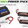 hpi plazma power pack 2x 11.1v 3s 3200mah lipo batterijen en rc plus power 80 lipo lader