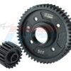 gpm traxxas xrt 1/5 8s & traxxas x maxx 1/5 8s medium carbon steel center diff output gear 51t and input gear 20t