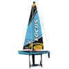 joysway focus v3 1 meter zeilboot rtr blauw (hoogte 204cm)