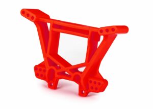 traxxas shock tower, rear, extreme heavy duty, red (for use with #9080 upgrade kit) trx9039r