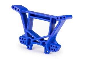 traxxas shock tower, rear, extreme heavy duty, blue (for use with #9080 upgrade kit) trx9039x