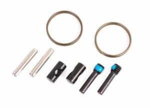 traxxas rebuild kit, steel constant velocity driveshafts, center (front or rear) (includes pins for 2 driveshaft assemblies) (for #9655x steel cv driveshafts) trx9656x