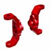 traxxas caster blocks, 6061 t6 aluminum (red anodized) (left & right) trx9733 red