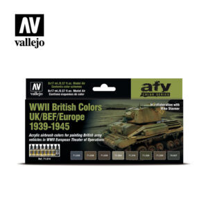 vallejo wwii british colors uk/bef/europe 1939 1945 71.614