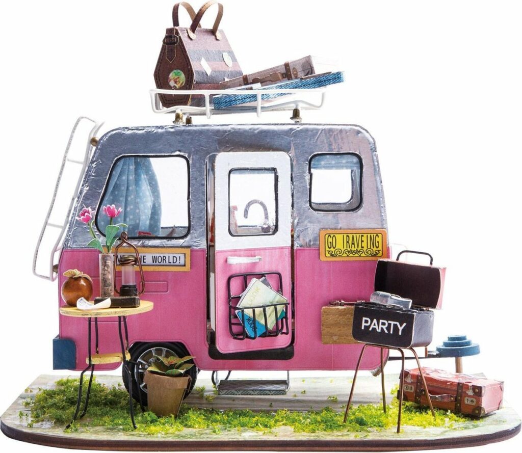 rolife happy camper miniatuur bouwpakket