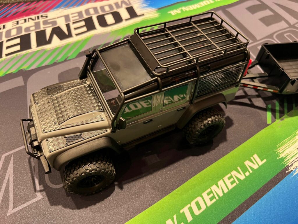 traxxas trx 4m 1/18 scale and trail crawler land rover 4wd electric truck (compleet gpm uitgevoerd) (helemaal nieuw)!