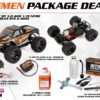 hpi bullet mt 3.0 4wd 1/10 nitro monster truck rtr 2.4ghz inclusief nitro power package