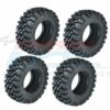 1.33 inch adhesive crawler rubber tires 64mm x 24mm with foam inserts