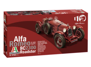 italeri alfa romeo 8c 2300 roadster 1:12 bouwpakket
