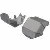 traxxas skidplate, axle, front or rear (stainless steel) (2) trx9765