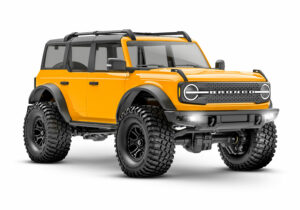 trx 4m 1/18 scale and trail crawler ford bronco 4wd electric truck with tq oranje