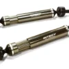 dual joint telescopic rear drive shafts for traxxas 1/10 stampede 2wd c26501grey