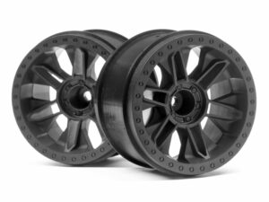 hpi 6 shot st wheel (black/2pcs) 116528