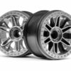 hpi 6 shot st wheel (silver/2pcs) 120136