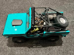 axial 1/10 scx10 iii early ford bronco 4wd rtr turquoise + hobbywing +