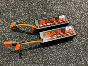spektrum 5000mah 3s 50c g2 lipo batterijen in een top staat met garantie!