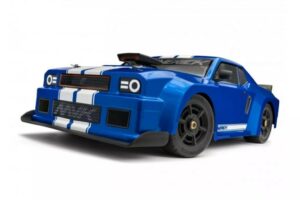 maverick quantum rx flux 1/8 4wd 4s brushless muscle car rtr blauw