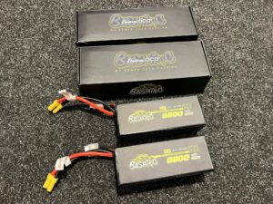 2x gens ace bashing series 6800mah 22.2v 120c 6s1p lipo batterij – ec5 stekker echt als nieuw met 1 jaar garantie!