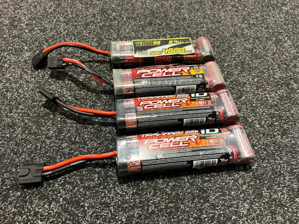 4x 8.4 volt nimh batterijen voor traxxas 1/10