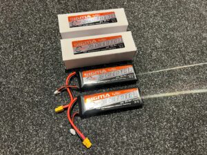 2 x rc plus lipo batterypack sigma 45c 90c 3300 mah 3s1p 11.1v – xt 60 stekker (nieuw)!