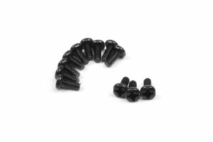 blackzon pan head screws 2.5x6mm (12pcs) 540157