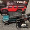 traxxas trx 4m 1/18 scale and trail crawler land rover 4wd electric truck – groen als nieuw!