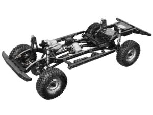 boom racing 1/10 4wd scale performance chassis kit link version for team raffee co. d110 for brx02 br8004