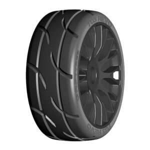 grp 1:8 gt t03 revo xb3 soft mounted on new 20 spoked flex black wheel – 1 pair