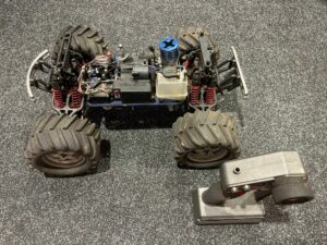 traxxas t maxx 4wd nitro monster truck (donor / leuk als hobby project) (2)!