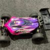 arrma tlr tuned typhon 1/8 race buggy 4wd roller pink/purple (gebruikt)!