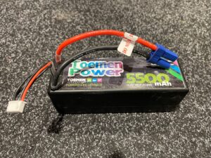 gens ace toemen power 5500mah 14.8v 4s1p 60c hardcase lipo batterij met ec 5 stekker (gebruikt)