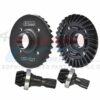 gpm traxxas xrt 1/5 8s & traxxas x maxx 1/5 8s medium carbon steel 32/10t front and rear differential gear set