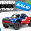 arrma 1/8 mojave 4x4 4s blx desert truck rtr blauw