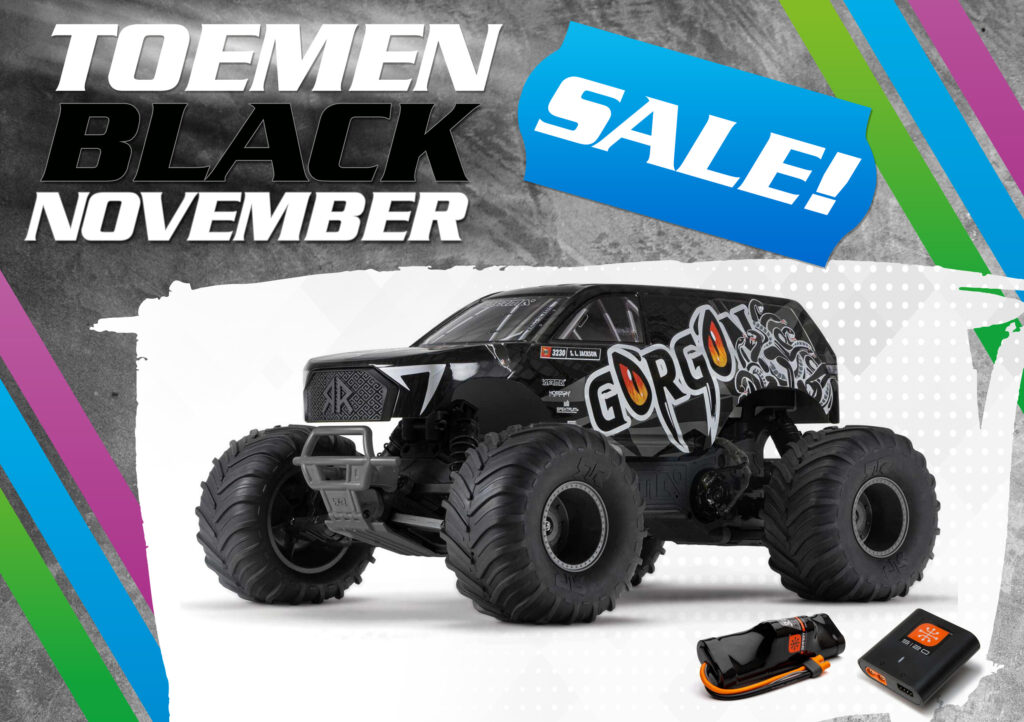 arrma gorgon 4x2 mega 550 truck ready to assemble kit compleet met accu en lader