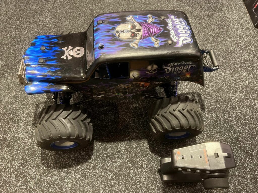 losi lmt 4wd solid axle monster truck rtr son uva digger met luxe schokdempers!
