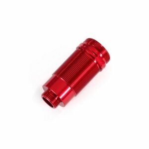 traxxas body, gtr long shock, aluminum (red anodized) (ptfe coated bodies) (1) trx7466r