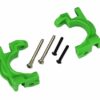 traxxas caster blocks (c hubs), extreme heavy duty, green (left & right)/ 3x32mm hinge pins (2)/ 3x20mm bcs (2) (for use with #9080 upgrade kit) trx9032g