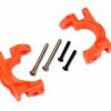 traxxas caster blocks (c hubs), extreme heavy duty, orange (left & right)/ 3x32mm hinge pins (2)/ 3x20mm bcs (2) (for use with #9080 upgrade kit) trx9032t