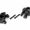 traxxas steering blocks, extreme heavy duty, black (left & right)/ 3x20mm bcs (2) (for use with #9080 upgrade kit) trx9037