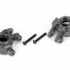 traxxas steering blocks, extreme heavy duty, gray (left & right)/ 3x20mm bcs (2) (for use with #9080 upgrade kit) trx9037 gray