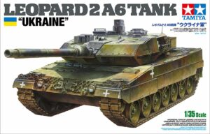 tamiya leopard 2a6 tank ukraine 1:35 bouwpakket