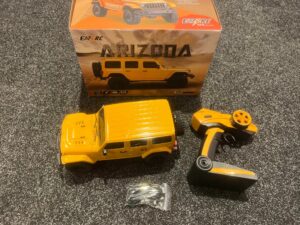 eazy rc 1/18 arizona scale crawler with hardbody rtr in een top staat!