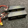 2x gens ace bashing series 11000mah 14.8v 100c 4s2p lipo batterij – ec5 stekker (gebruikt maar in orde)!