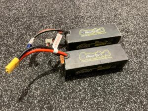 2x gens ace bashing series 8000mah 14.8v 100c 4s2p lipo batterij – ec5 stekker (gebruikt maar in orde) (2)!