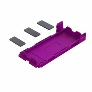 arrma battery door set, purple ara320771