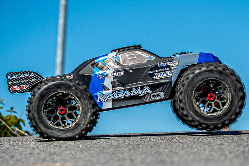 team corally kagama 6s xp brushless power rtr blauw (zonder accu en lader)