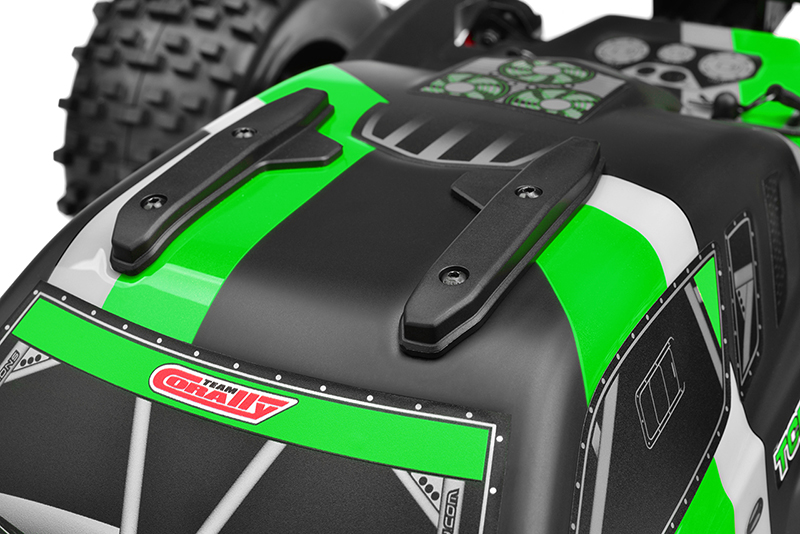team corally kagama 6s xp brushless power rtr groen (zonder accu en lader)