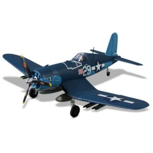 derbee 750mm f4u corsair warbird pnp kit blue