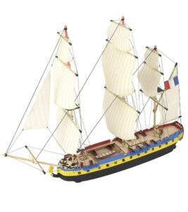 artesania latina hermione la fayette easy kit houten modelbouwschip met verf