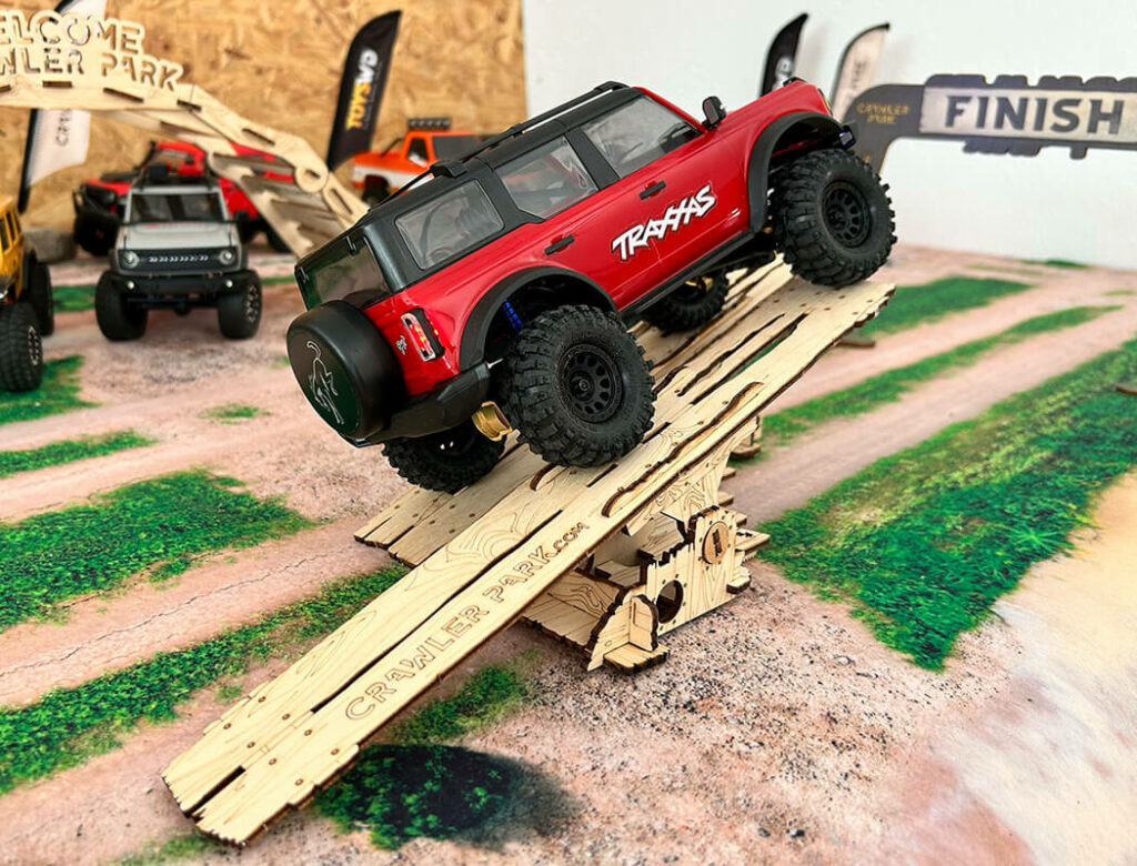 welcome kit of 5 obstacles for rc crawler park course 1/24 & 1/18 scale twdkit0006